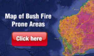 map of bushfire prone areas